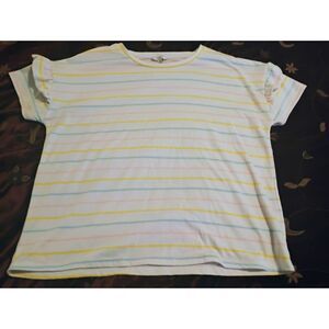 Crown & Ivy Women's Nwot Stripe Tshirt
